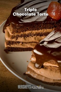 Triple Chocolate Torte