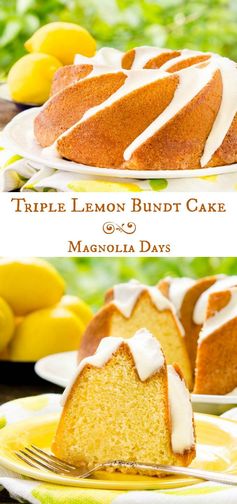 Triple Lemon Bundt Cake