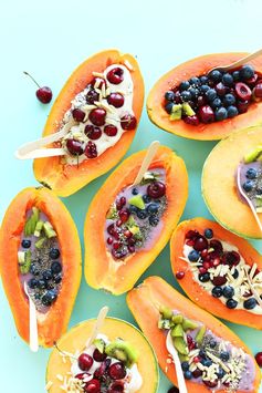 Tropical Papaya Boats