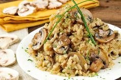 Truffled Mushroom Risotto with fresh herbs and cracked peppercorns