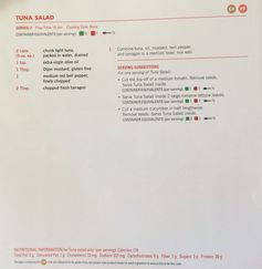 Tuna Salad - 21 Day Fix