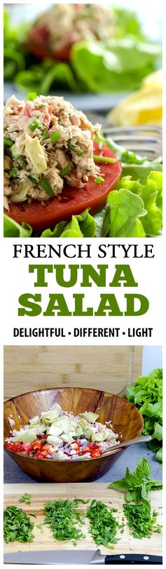 Tuna salad: french style