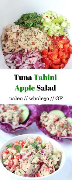 Tuna Tahini Apple Salad