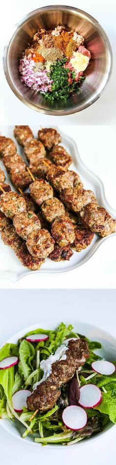 Turkey Beef Kofta Kebabs