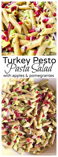 Turkey Pesto Pasta Salad