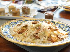 Turkey Sausage with Fennel Sauerkraut