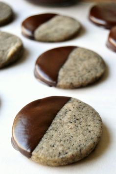 Turkish Coffee Shortbread Cookies