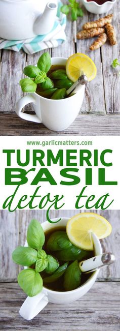 Turmeric Basil Detox Tea