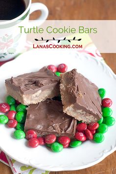 Turtle Cookie Bars