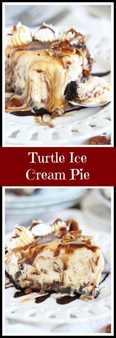 Turtle Ice Cream Pie