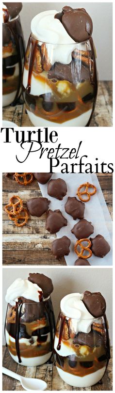 TURTLES® Candies Pretzel Parfait