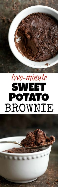 Two Minute Sweet Potato Brownie