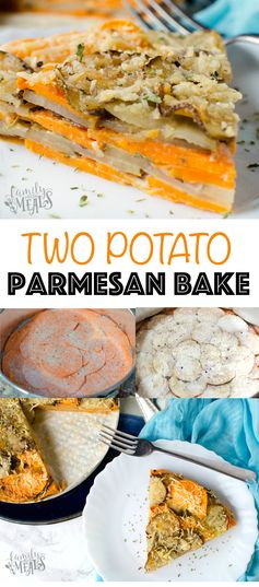 Two Potato Parmesan Bake