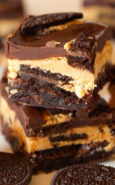 Ultimate Chocolate and Peanut Butter Brownies