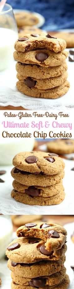 Ultimate Soft and Chewy Paleo Chocolate Chip Cookies