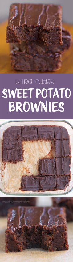 Ultra Fudgy Sweet Potato Brownies