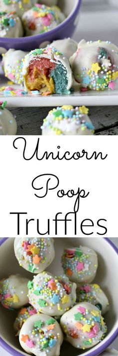 Unicorn Poop Truffles