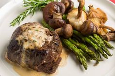 Valentine’s Filet Mignon with Whiskey Cream Sauce