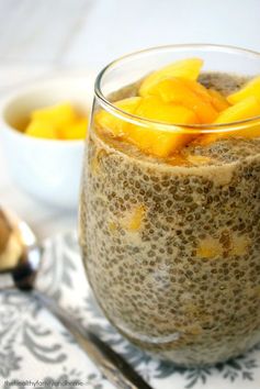 Vanilla Bean and Mango Chia Seed Pudding (Raw, Vegan, Gluten-Free, Dairy-Free, Paleo-Friendly, No Refined Sugar