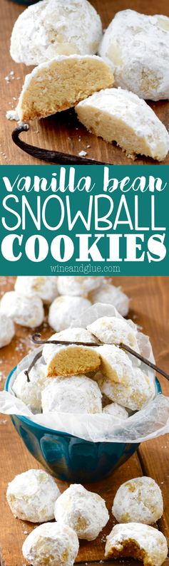 Vanilla Bean Snowball Cookies