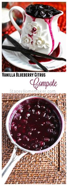 Vanilla Blueberry Citrus Compote