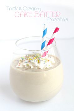 Vanilla Cake Batter Smoothie