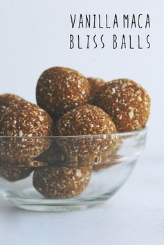 Vanilla maca bliss balls