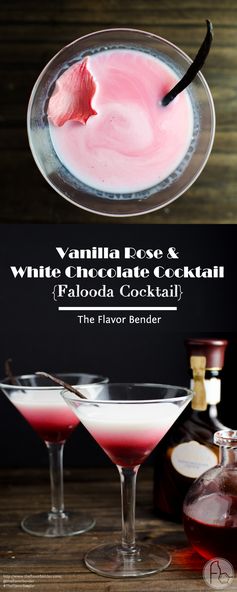 Vanilla Rose and White Chocolate Cocktail