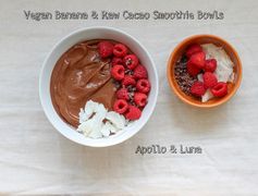 Vegan Banana & Raw Cacao Smoothie Bowl