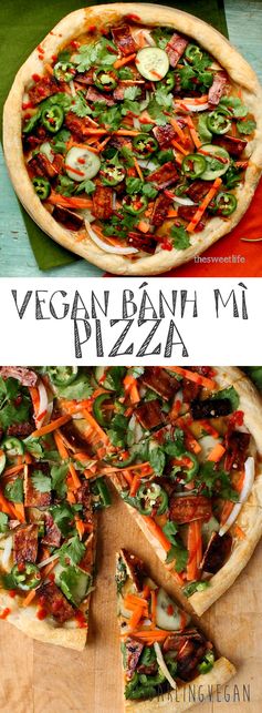 Vegan Banh Mi Pizza