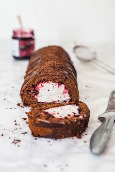 Vegan Black Forest Arctic Roll