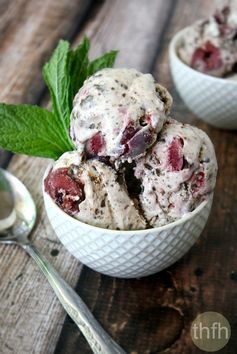 Vegan Black Forest Ice Cream (Vegan, Gluten-Free, Dairy-Free, Egg-Free, Paleo-Friendly, No Refined Sugar