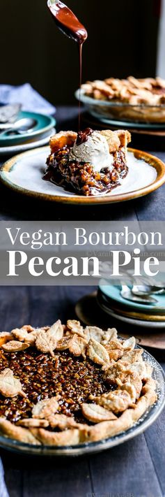 Vegan Bourbon Pecan Pie