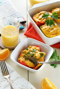 Vegan Brunch-Stuffed Peppers