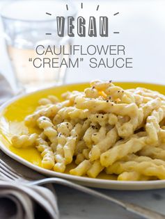 Vegan Cauliflower “Cream” Sauce