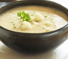 Vegan Cauliflower and Potato Soup (Low Fat and Gluten-Free