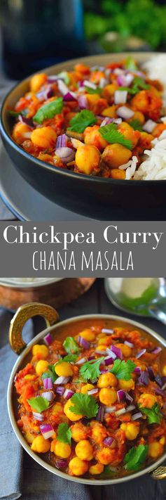 Vegan Chickpea Curry (Chana Masala