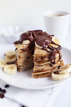 Vegan Chocolate Chip Pancakes