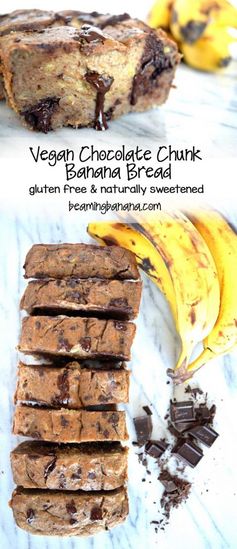 Vegan Chocolate Chunk Banana Bread