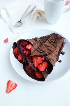 Vegan Chocolate Crepes