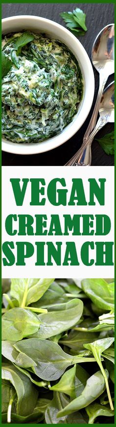 Vegan Creamed Spinach