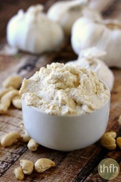 Vegan Garlic Cashew Spread (Raw, Vegan, Gluten-Free, Dairy-Free, Paleo-Friendly