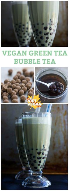 Vegan Green Tea Bubble Tea