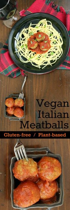 Vegan Italian Meatballs (Gluten-Free, Soy-Free, Legume-Free, Plant-Based