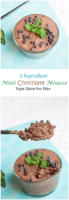 Vegan Mint Chocolate Mousse