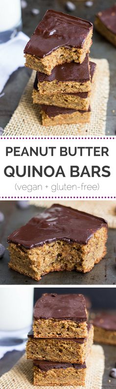 Vegan Peanut Butter Quinoa Bars