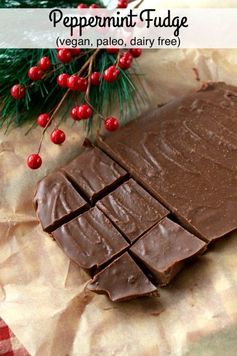 Vegan Peppermint Fudge