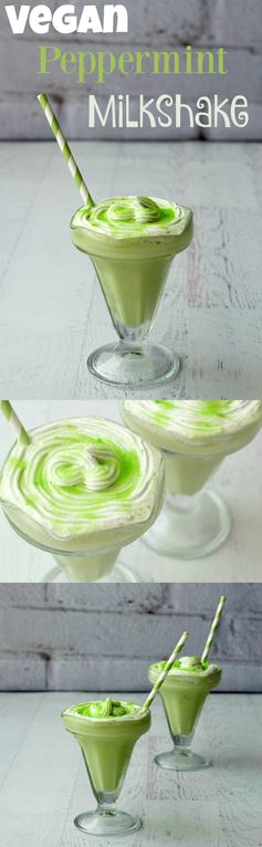 Vegan Peppermint Milkshake