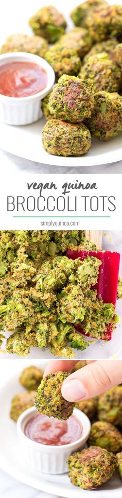 Vegan Quinoa Broccoli Tots