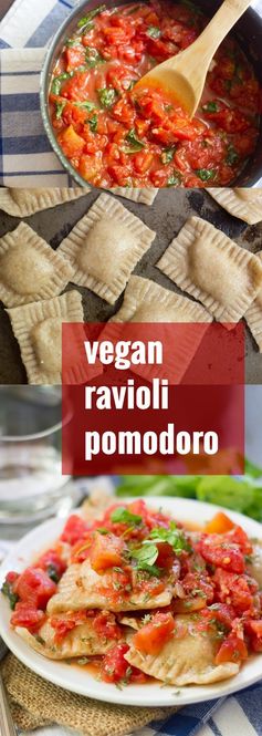 Vegan Ravioli Pomodoro